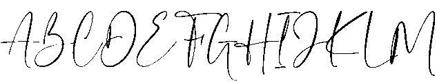 Emillia otf (400) Font UPPERCASE