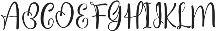 EmilyBonzaScript-Regular otf (400) Font UPPERCASE