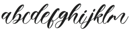 Emina Halisa Script Regular otf (400) Font LOWERCASE