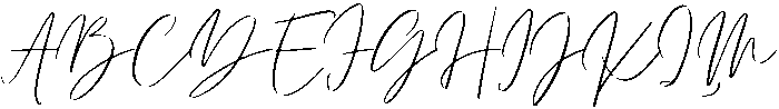 Emitha Script otf (400) Font UPPERCASE