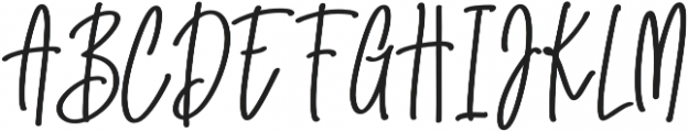 Emma signature Regular otf (400) Font UPPERCASE