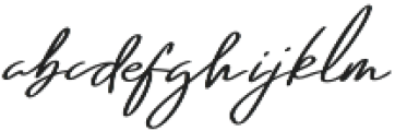 Emmylou Signature Bold X Sl otf (700) Font LOWERCASE