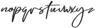 Emmylou Signature DemiBold Sl otf (600) Font LOWERCASE