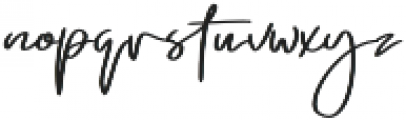 Emmylou Signature DemiBold otf (600) Font LOWERCASE
