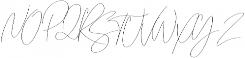 Emmylou Signature ExtraLight Sl otf (200) Font UPPERCASE