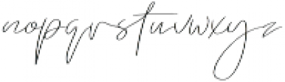 Emmylou Signature ExtraLight Sl otf (200) Font LOWERCASE