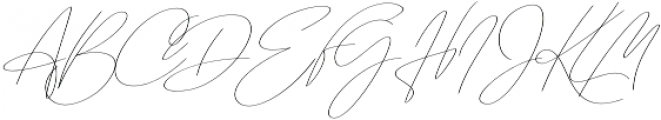 Emmylou Signature ExtraLight X Sl otf (200) Font UPPERCASE