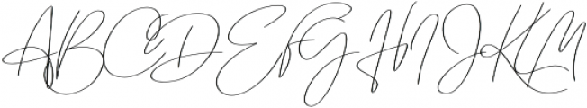 Emmylou Signature Light Sl otf (300) Font UPPERCASE