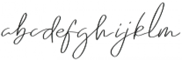 Emmylou Signature Light Sl otf (300) Font LOWERCASE