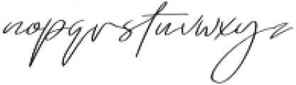 Emmylou Signature Light X Sl otf (300) Font LOWERCASE