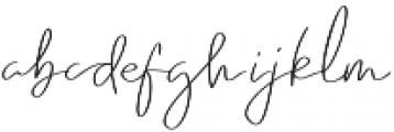 Emmylou Signature Light otf (300) Font LOWERCASE