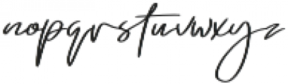 Emmylou Signature Medium Sl otf (500) Font LOWERCASE