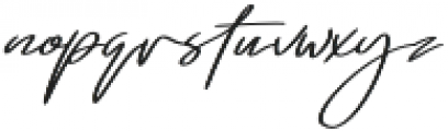 Emmylou Signature Medium X Sl otf (500) Font LOWERCASE