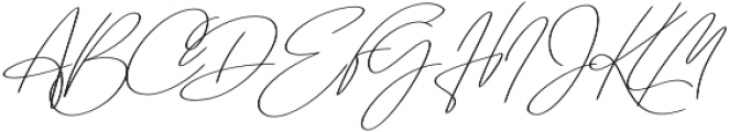 Emmylou Signature Normal X Sl otf (400) Font UPPERCASE
