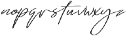 Emmylou Signature Normal X Sl otf (400) Font LOWERCASE