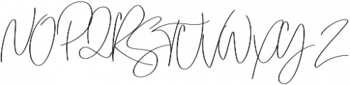 Emmylou Signature Normal otf (400) Font UPPERCASE