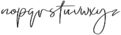 Emmylou Signature Normal otf (400) Font LOWERCASE