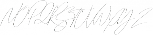 Emmylou Signature Thin X Sl otf (100) Font UPPERCASE