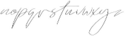 Emmylou Signature Thin X Sl otf (100) Font LOWERCASE