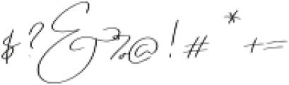 Emmylou Signature UltraLight Sl otf (300) Font OTHER CHARS
