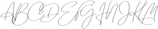 Emmylou Signature UltraLight Sl otf (300) Font UPPERCASE