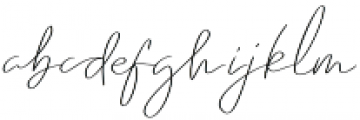 Emmylou Signature UltraLight Sl otf (300) Font LOWERCASE