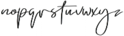 Emmylou Signature otf (400) Font LOWERCASE