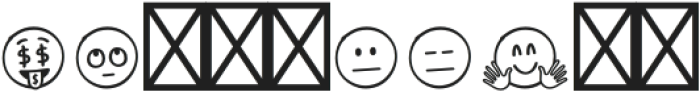 Emoji Emotions otf (400) Font OTHER CHARS