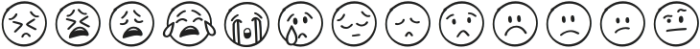 Emoji Emotions otf (400) Font UPPERCASE