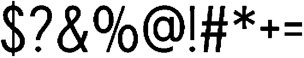 Emoritz Medium otf (500) Font OTHER CHARS