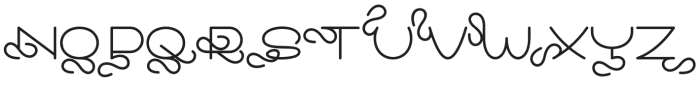 Emorricha Regular otf (400) Font UPPERCASE