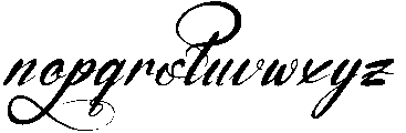 Emotionally Calligraphy Italic otf (400) Font LOWERCASE