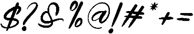 Emotionally Calligraphy Regular otf (400) Font OTHER CHARS
