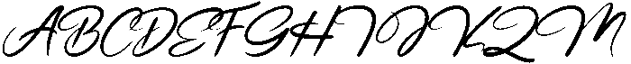 Emotionally Calligraphy Regular otf (400) Font UPPERCASE