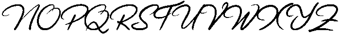 Emotionally Calligraphy Regular otf (400) Font UPPERCASE
