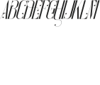 Emotions Condensed Light Italic otf (300) Font UPPERCASE