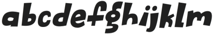 Empty Fridge Italic otf (400) Font LOWERCASE