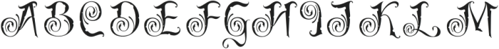 Emuthina Regular otf (100) Font UPPERCASE