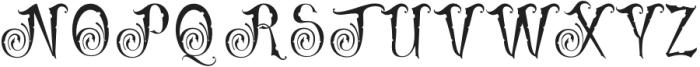 Emuthina Regular otf (100) Font UPPERCASE
