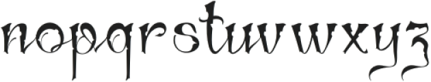 Emuthina Regular otf (100) Font LOWERCASE