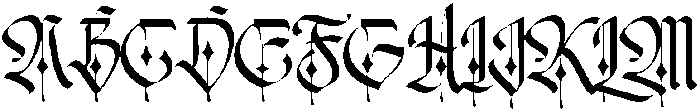 Emxage Aldsyb
 Regular otf (400) Font UPPERCASE