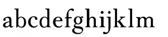 Empyrean Regular Font LOWERCASE