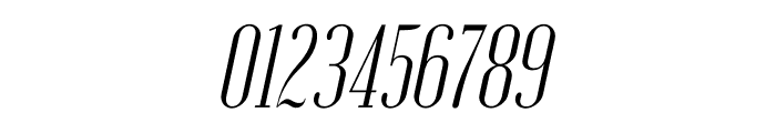 Emberly Light Narrow Italic Font OTHER CHARS