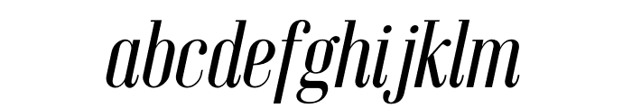 Emberly Medium Italic Font LOWERCASE
