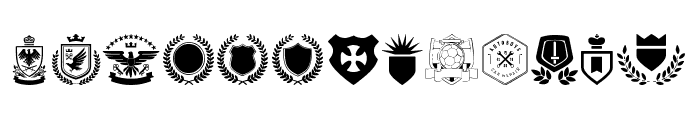 Emblem vol1 Font LOWERCASE