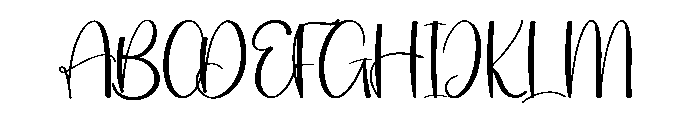 Embroidery Machine Font UPPERCASE