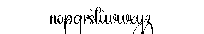 Embroidery Machine Font LOWERCASE