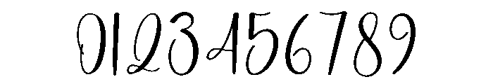 Embroidery Signature Font OTHER CHARS