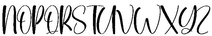 Embroidery Signature Font UPPERCASE