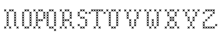Embroidery Font UPPERCASE